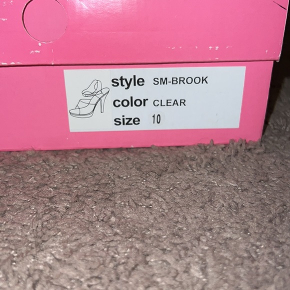 Snaz75 clear heels-competition heels - Picture 2 of 4